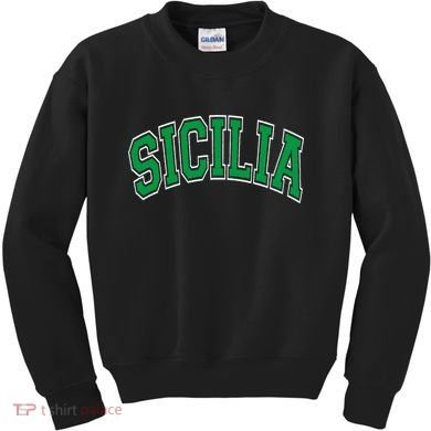 Sicilia Arched Green Kids Sweatshirt