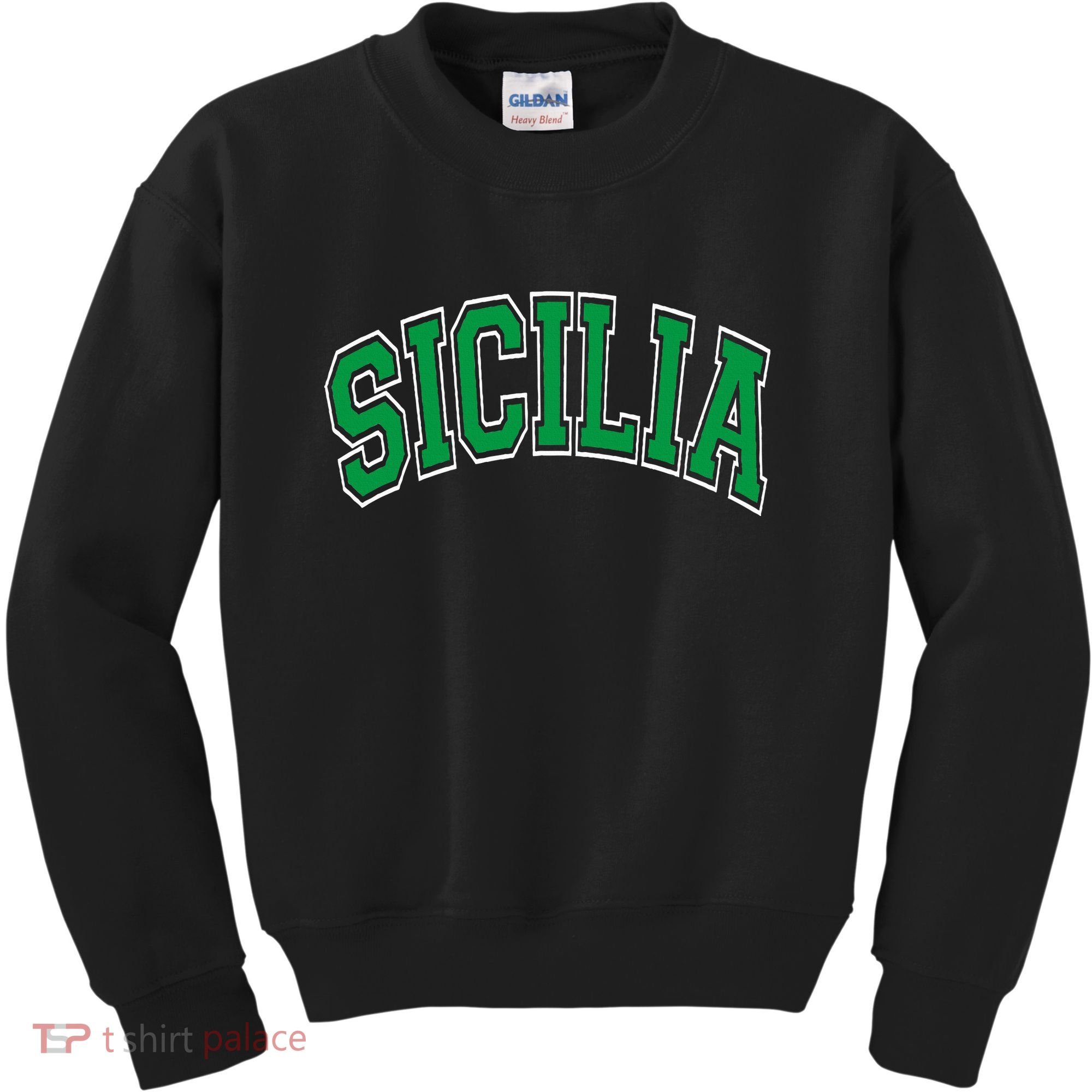 Sicilia Arched Green Kids Sweatshirt