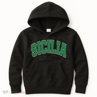 Sicilia Arched Green Kids Hoodie thumb 0