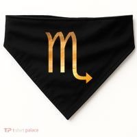Scorpio Astrology Gift Bohemian October November Birthday Cute Gift USA-Made Doggie Bandana thumb 0