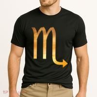 Scorpio Astrology Gift Bohemian October November Birthday Cute Gift Cooling Performance Crew T-Shirt thumb 2