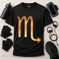 Scorpio Astrology Gift Bohemian October November Birthday Cute Gift Cooling Performance Crew T-Shirt thumb 3