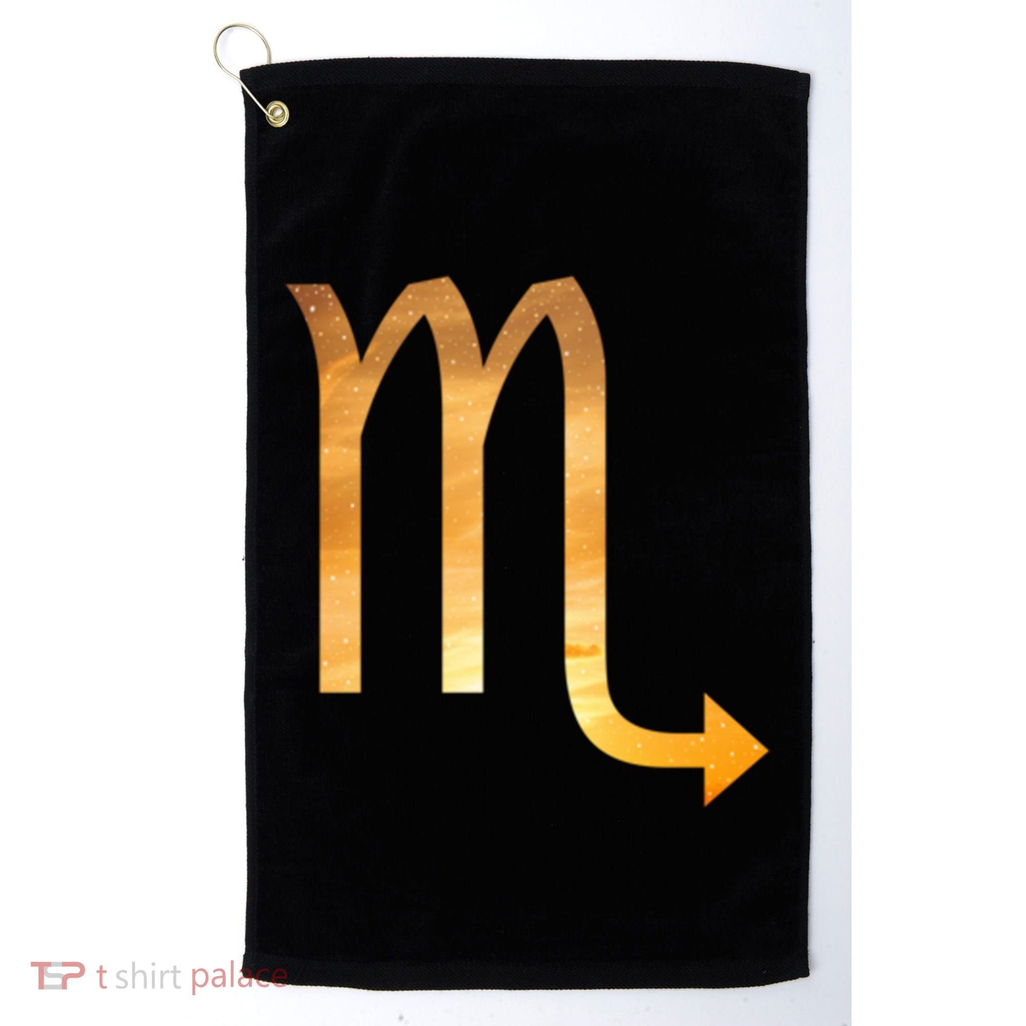 Scorpio Astrology Gift Bohemian October November Birthday Cute Gift Golf Towel