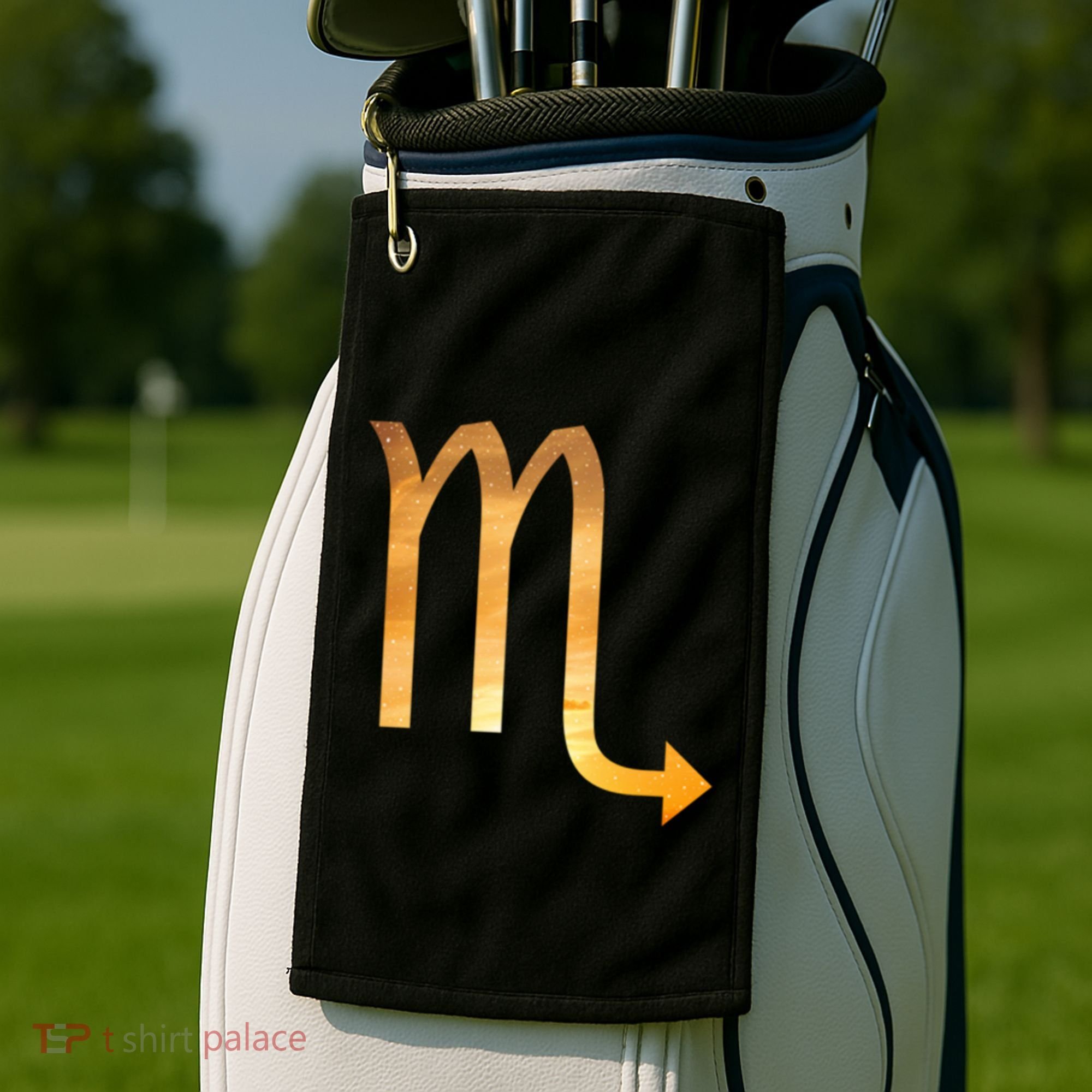 Scorpio Astrology Gift Bohemian October November Birthday Cute Gift Golf Towel