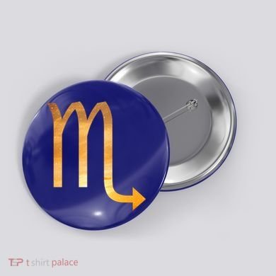 Scorpio Astrology Gift Bohemian October November Birthday Cute Gift Button