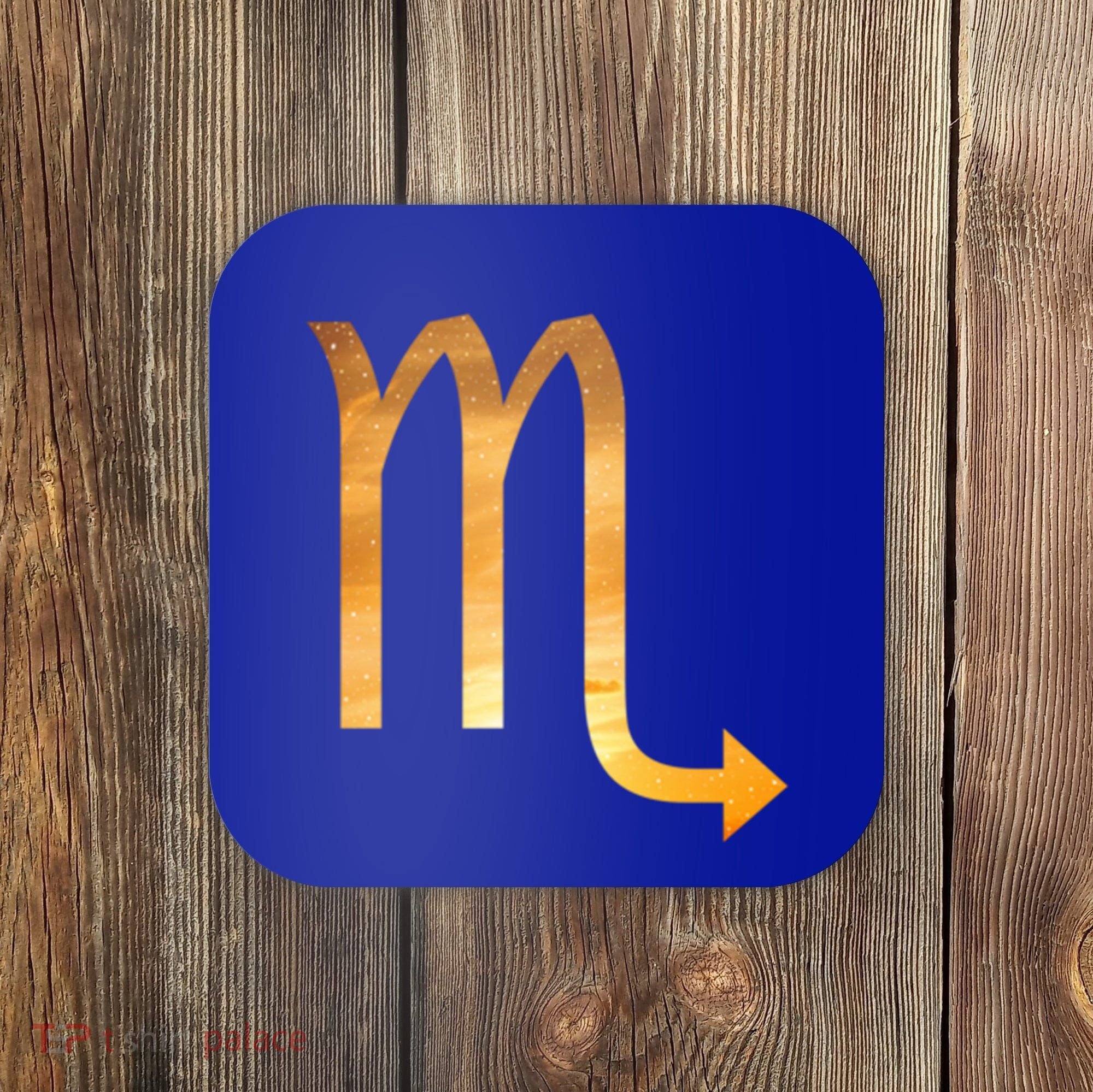 Scorpio Astrology Gift Bohemian October November Birthday Cute Gift Coaster