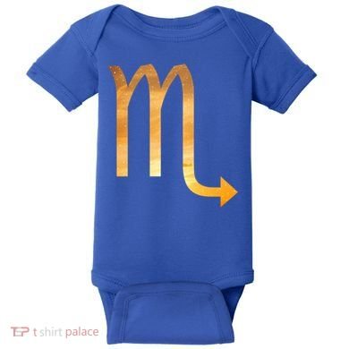 Scorpio Astrology Gift Bohemian October November Birthday Cute Gift Baby Bodysuit