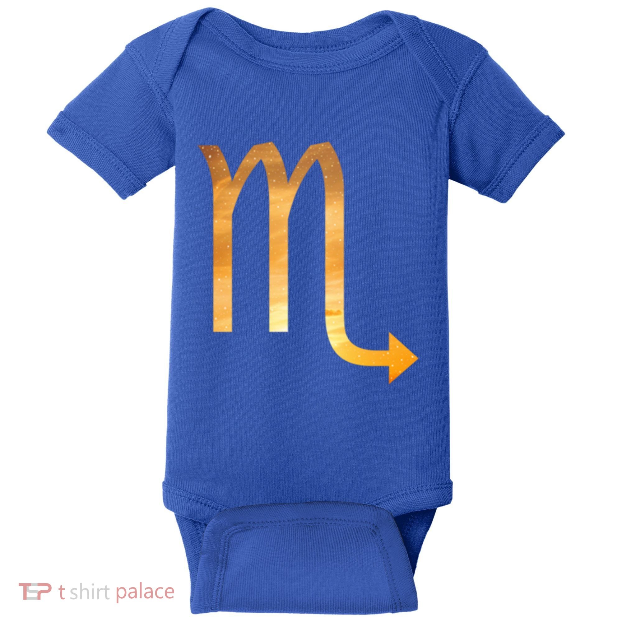 Scorpio Astrology Gift Bohemian October November Birthday Cute Gift Baby Bodysuit