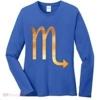 Scorpio Astrology Gift Bohemian October November Birthday Cute Gift Women's Long Sleeve Shirt thumb 0