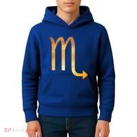 Scorpio Astrology Gift Bohemian October November Birthday Cute Gift Kids Hoodie thumb 4