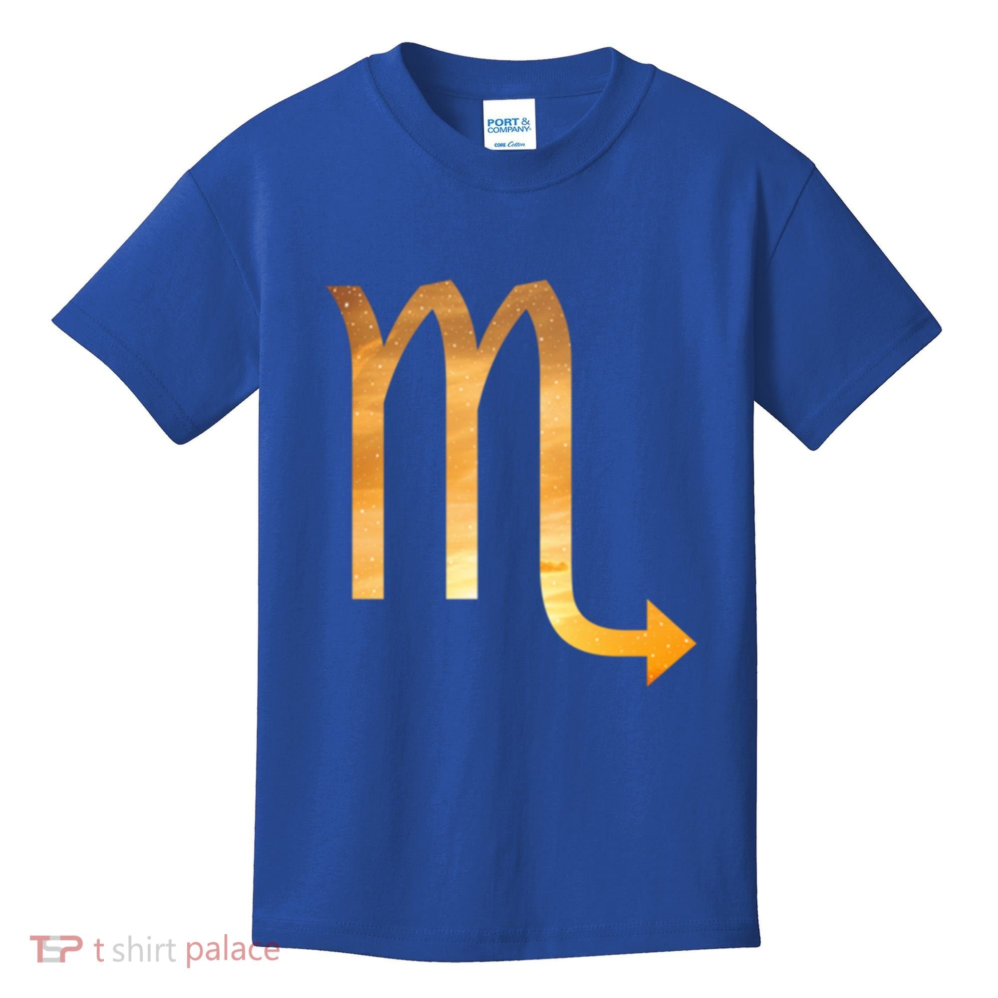 Scorpio Astrology Gift Bohemian October November Birthday Cute Gift Kids T-Shirt