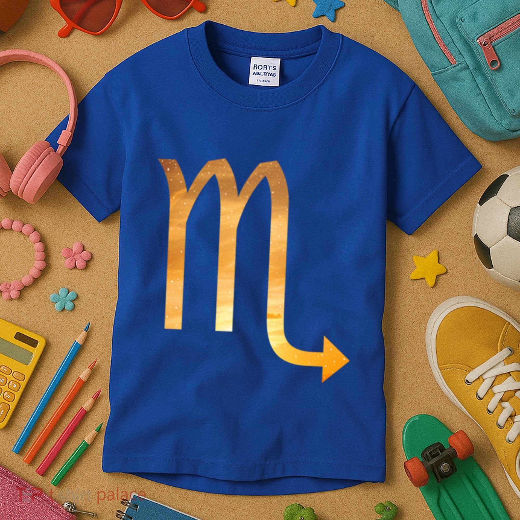 Scorpio Astrology Gift Bohemian October November Birthday Cute Gift Kids T-Shirt