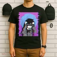 Sad Anime Girl Japanese Aesthetic Vaporwave Anime Otaku T-Shirt thumb 6