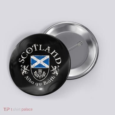 Scotland Alba Gu BràTh Button