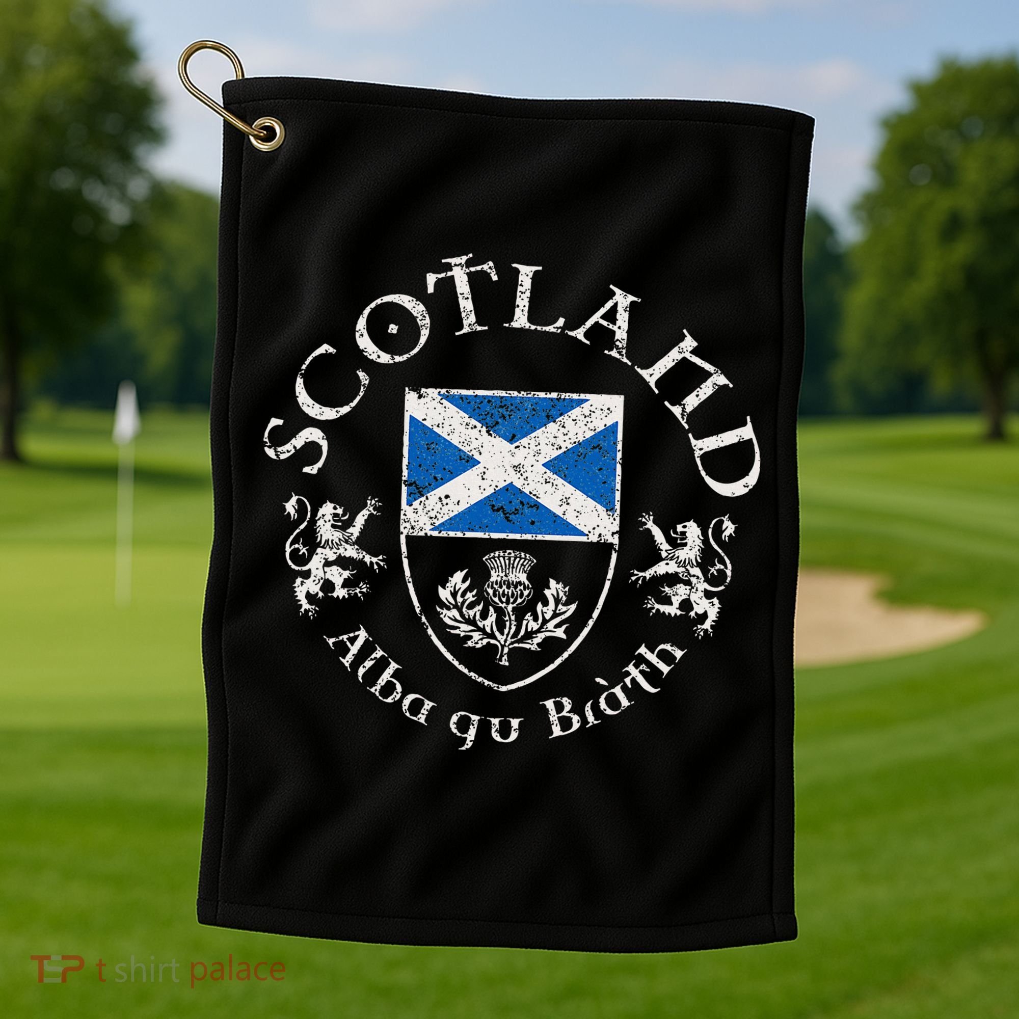 Scotland Alba Gu BràTh Golf Towel