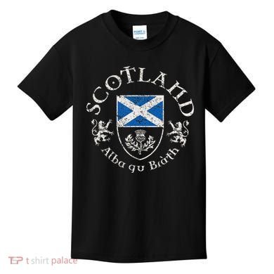 Scotland Alba Gu BràTh Kids T-Shirt