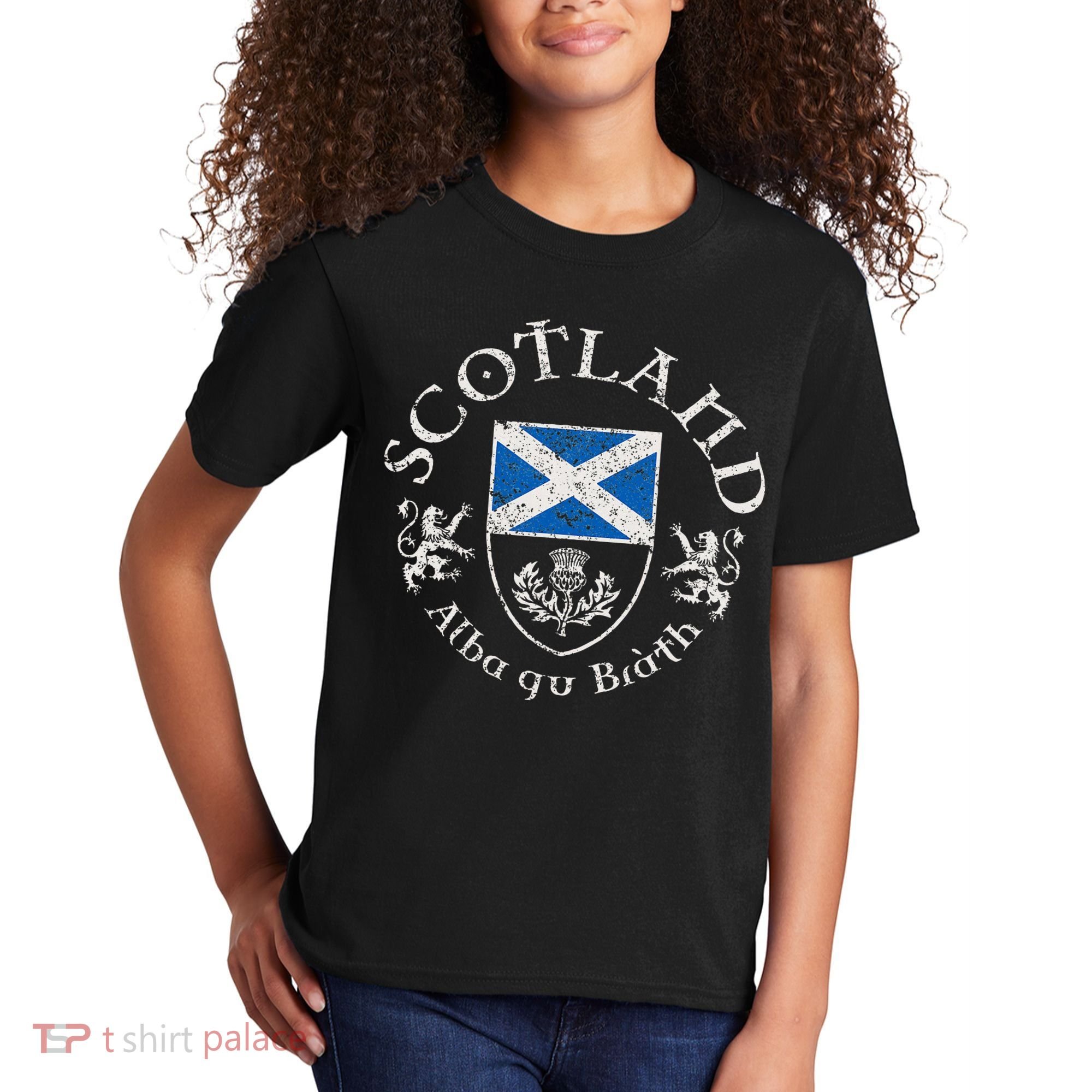 Scotland Alba Gu BràTh Kids T-Shirt