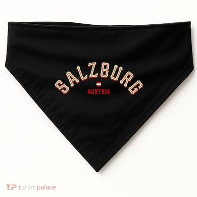 Salzburg Austria Gift USA-Made Doggie Bandana