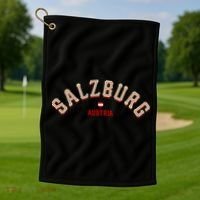 Salzburg Austria Gift Golf Towel thumb 1