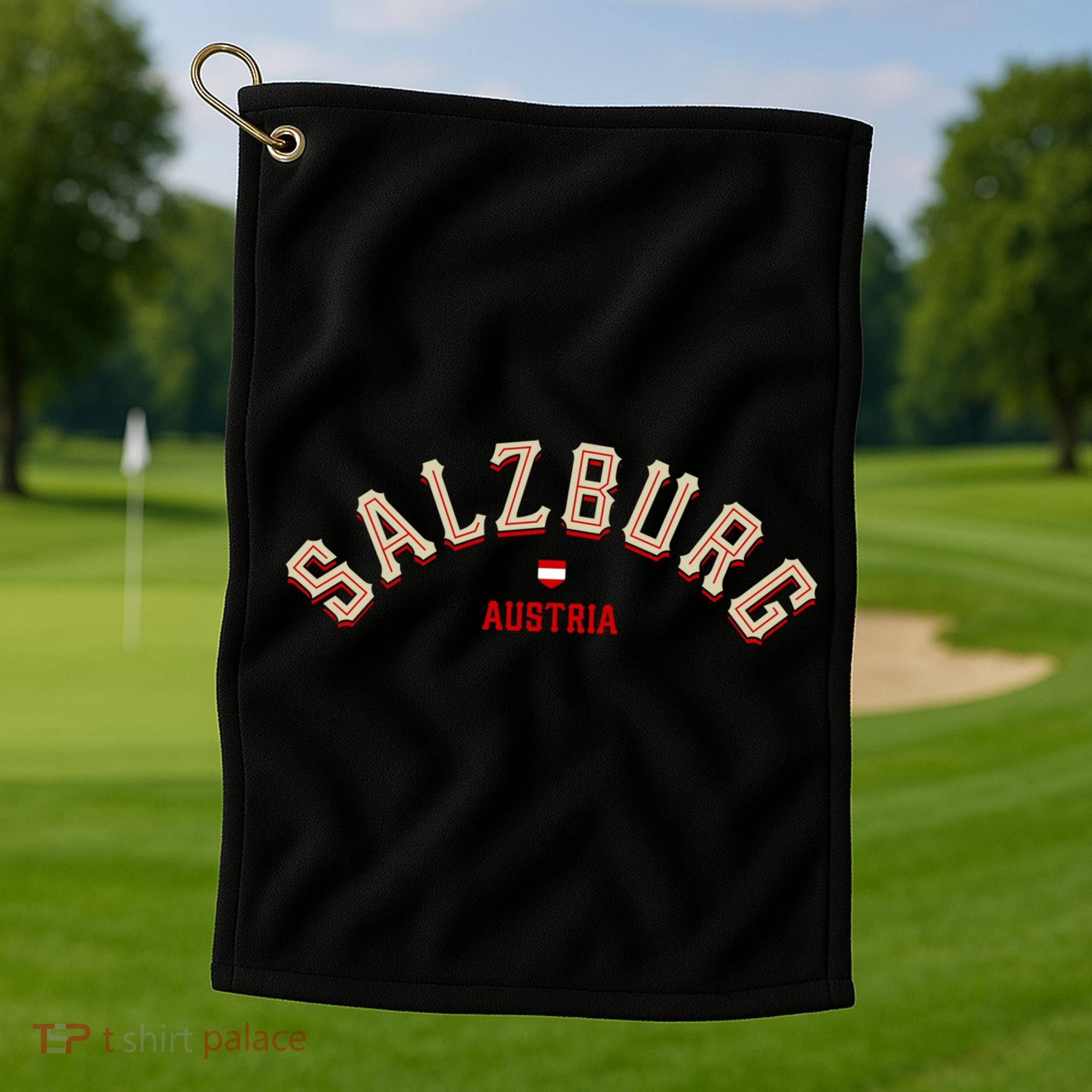 Salzburg Austria Gift Golf Towel