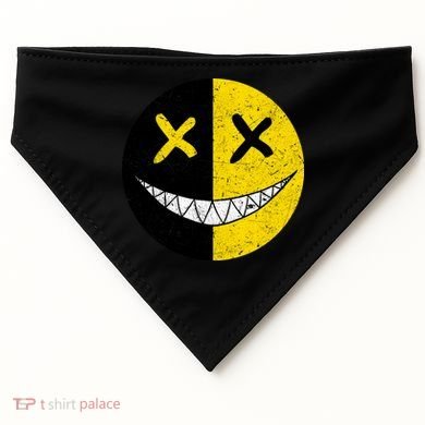 Street Abstract Graffiti Smile X Face USA-Made Doggie Bandana