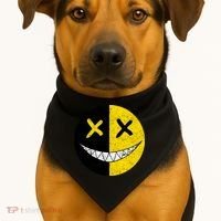 Street Abstract Graffiti Smile X Face USA-Made Doggie Bandana thumb 1