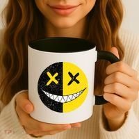 Street Abstract Graffiti Smile X Face Coffee Mug thumb 3