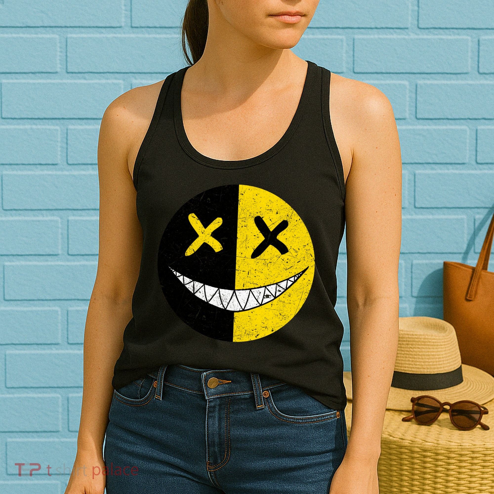 Street Abstract Graffiti Smile X Face Women's Tank Top