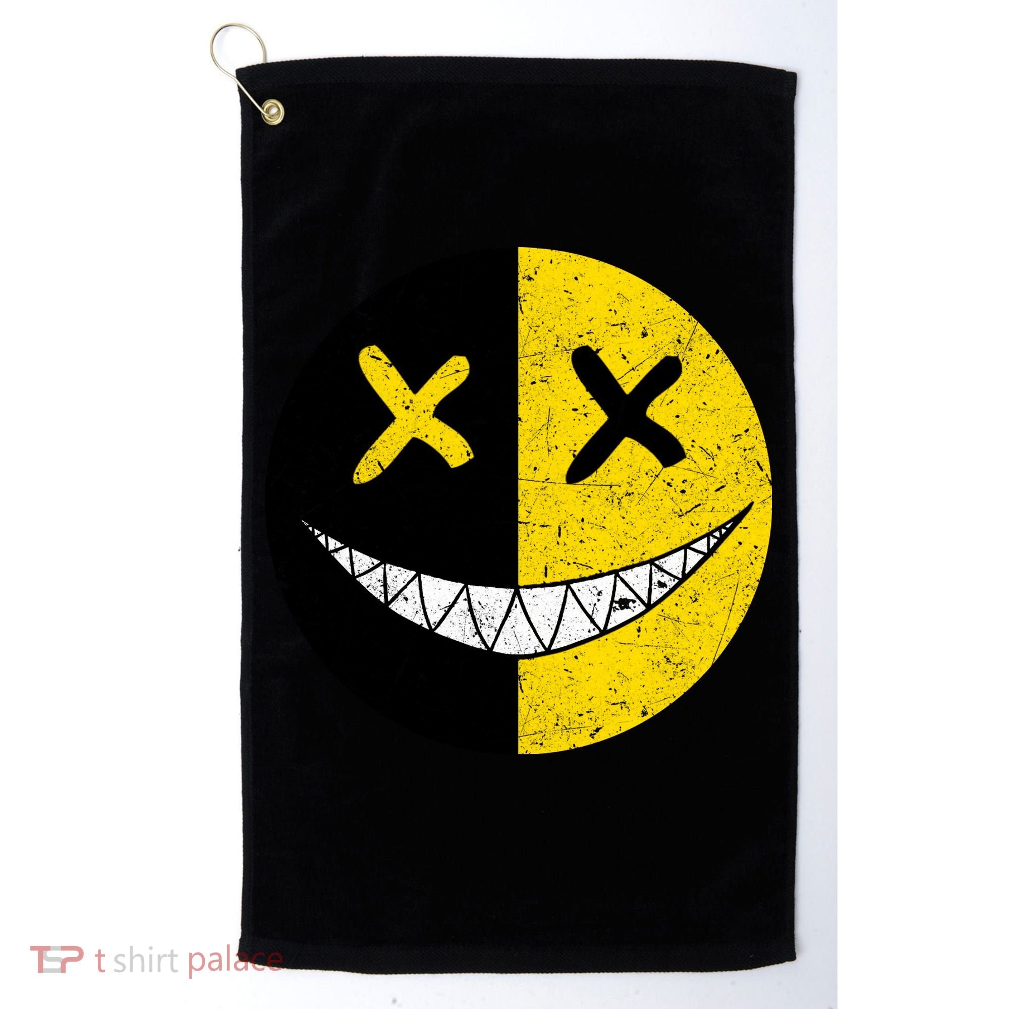 Street Abstract Graffiti Smile X Face Golf Towel