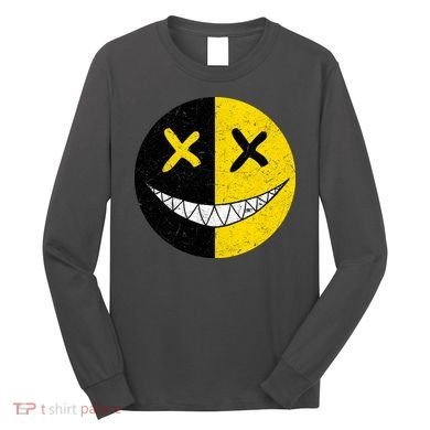 Street Abstract Graffiti Smile X Face Long Sleeve Shirt