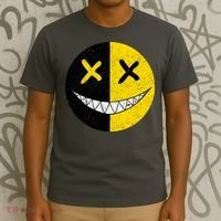 Street Abstract Graffiti Smile X Face T-Shirt thumb 3