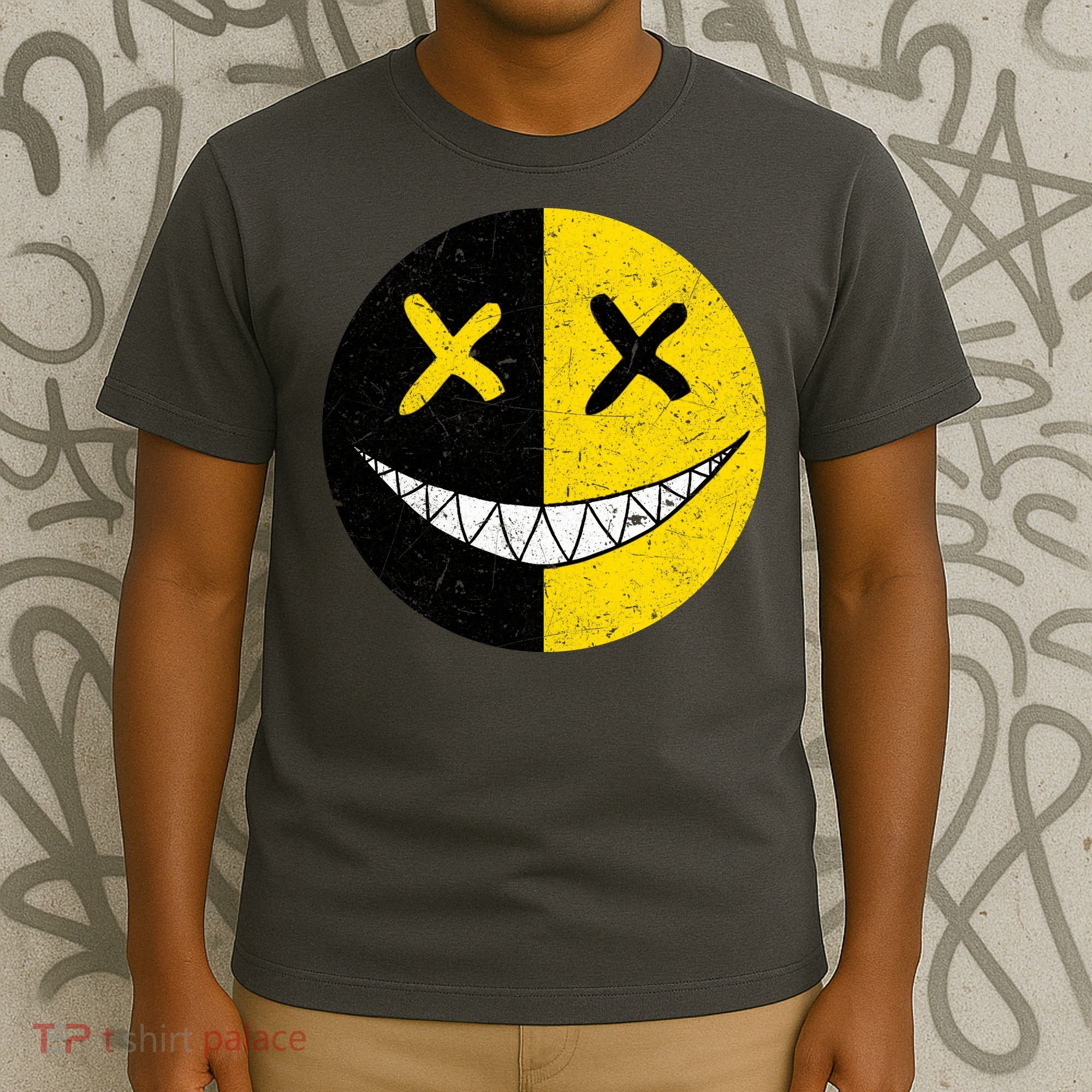 Street Abstract Graffiti Smile X Face T-Shirt
