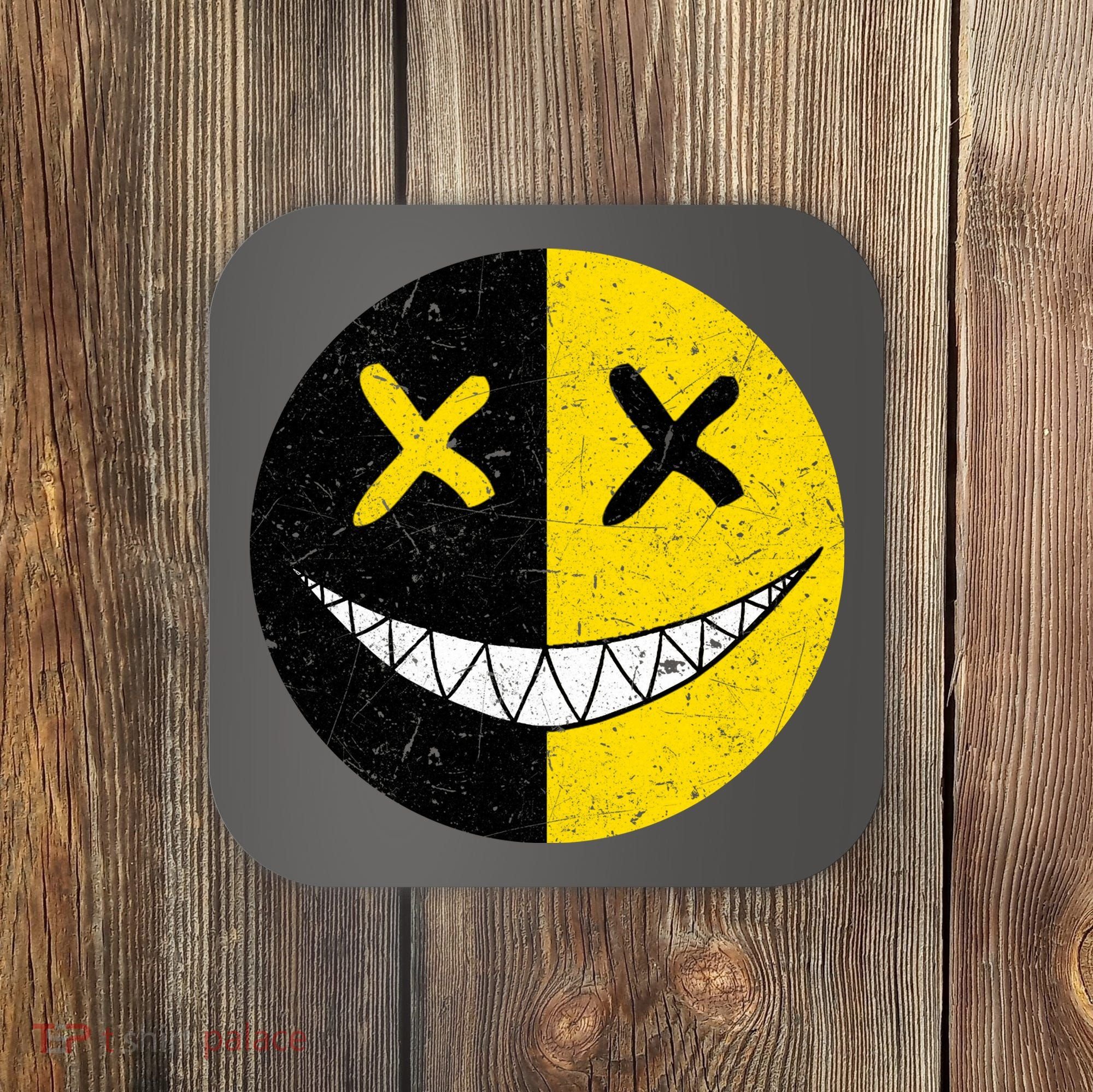 Street Abstract Graffiti Smile X Face Coaster