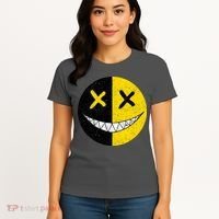 Street Abstract Graffiti Smile X Face Women's T-Shirt thumb 4
