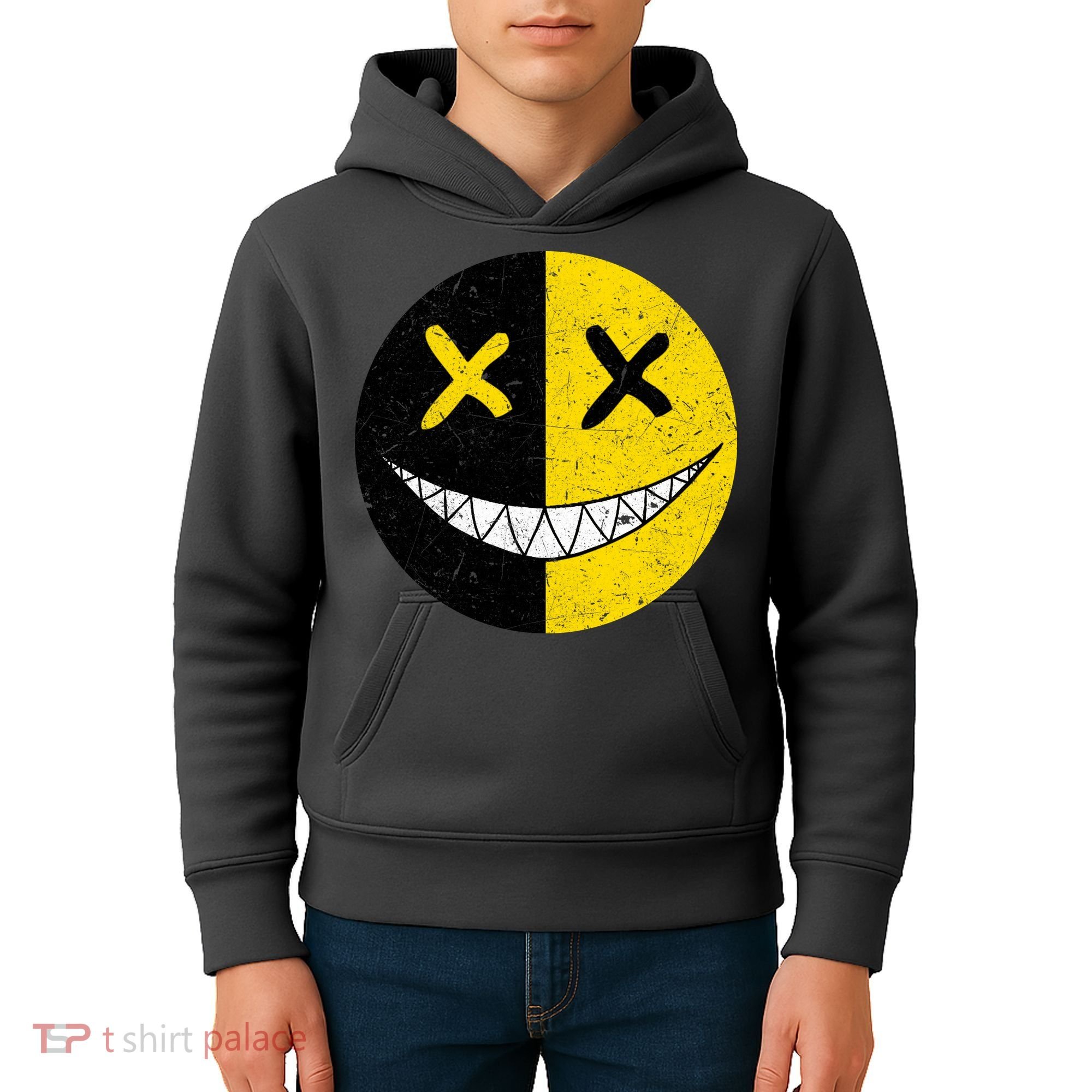 Street Abstract Graffiti Smile X Face Kids Hoodie