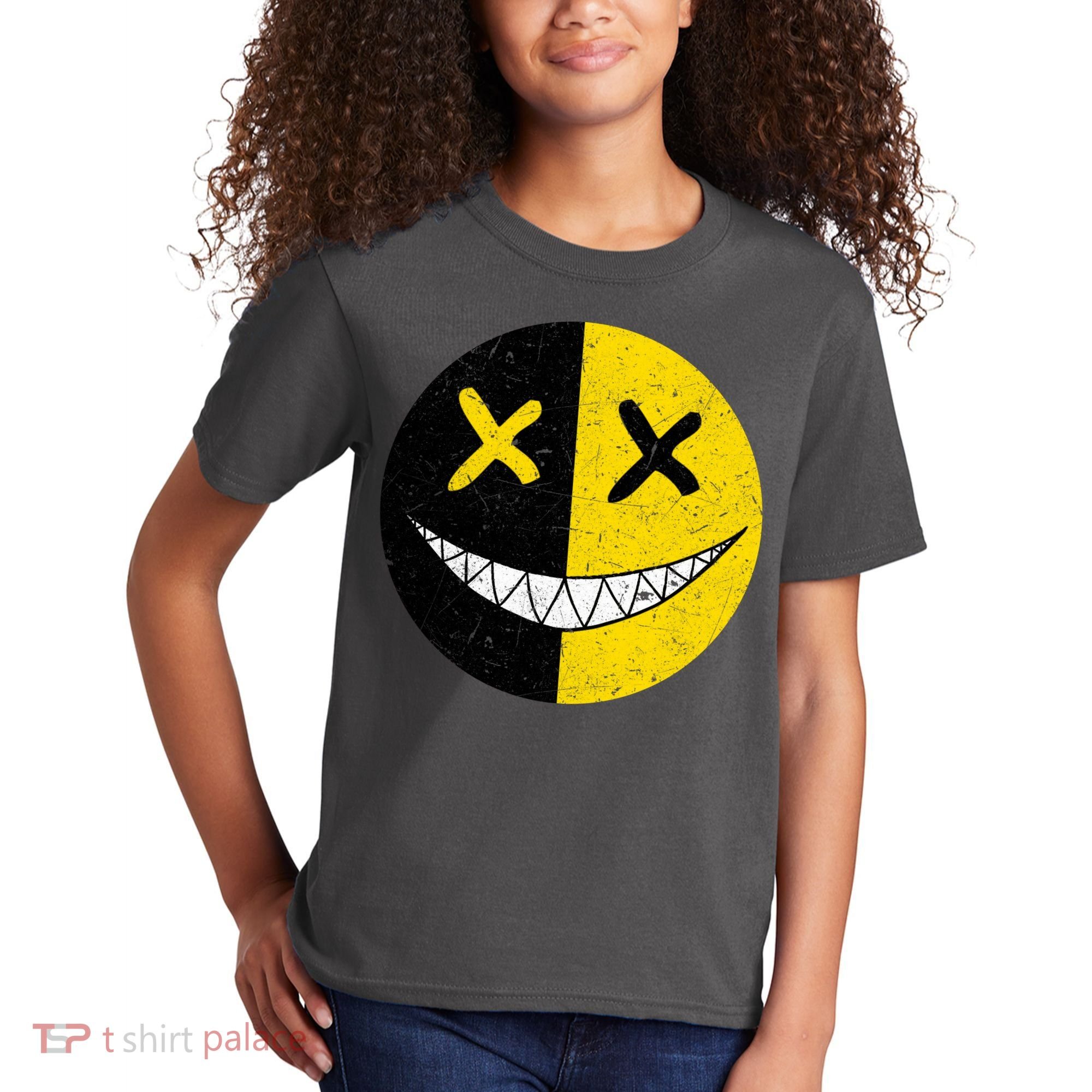 Street Abstract Graffiti Smile X Face Kids T-Shirt