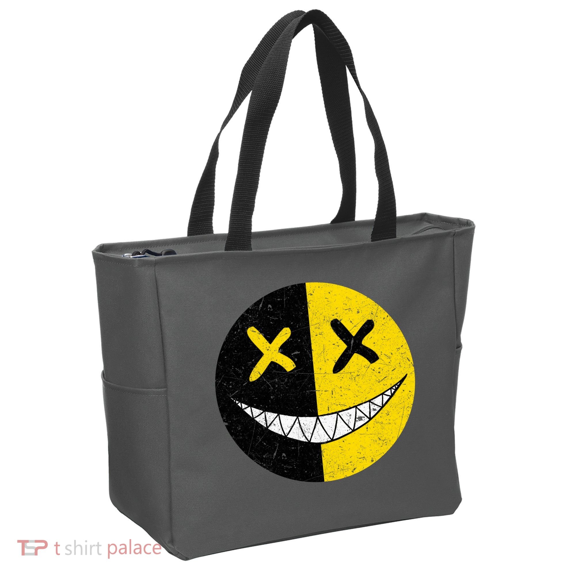 Street Abstract Graffiti Smile X Face Tote Bag