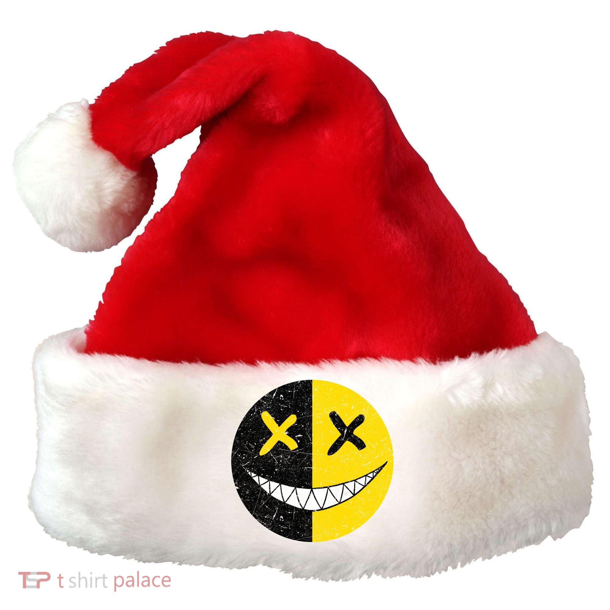 Street Abstract Graffiti Smile X Face Santa Hat
