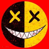 Street Abstract Graffiti Smile X Face Santa Hat thumb 1