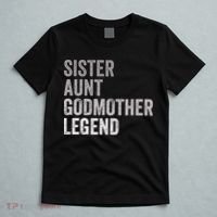 Sister Aunt Godmother Legend Auntie Godparent Proposal T-Shirt thumb 5