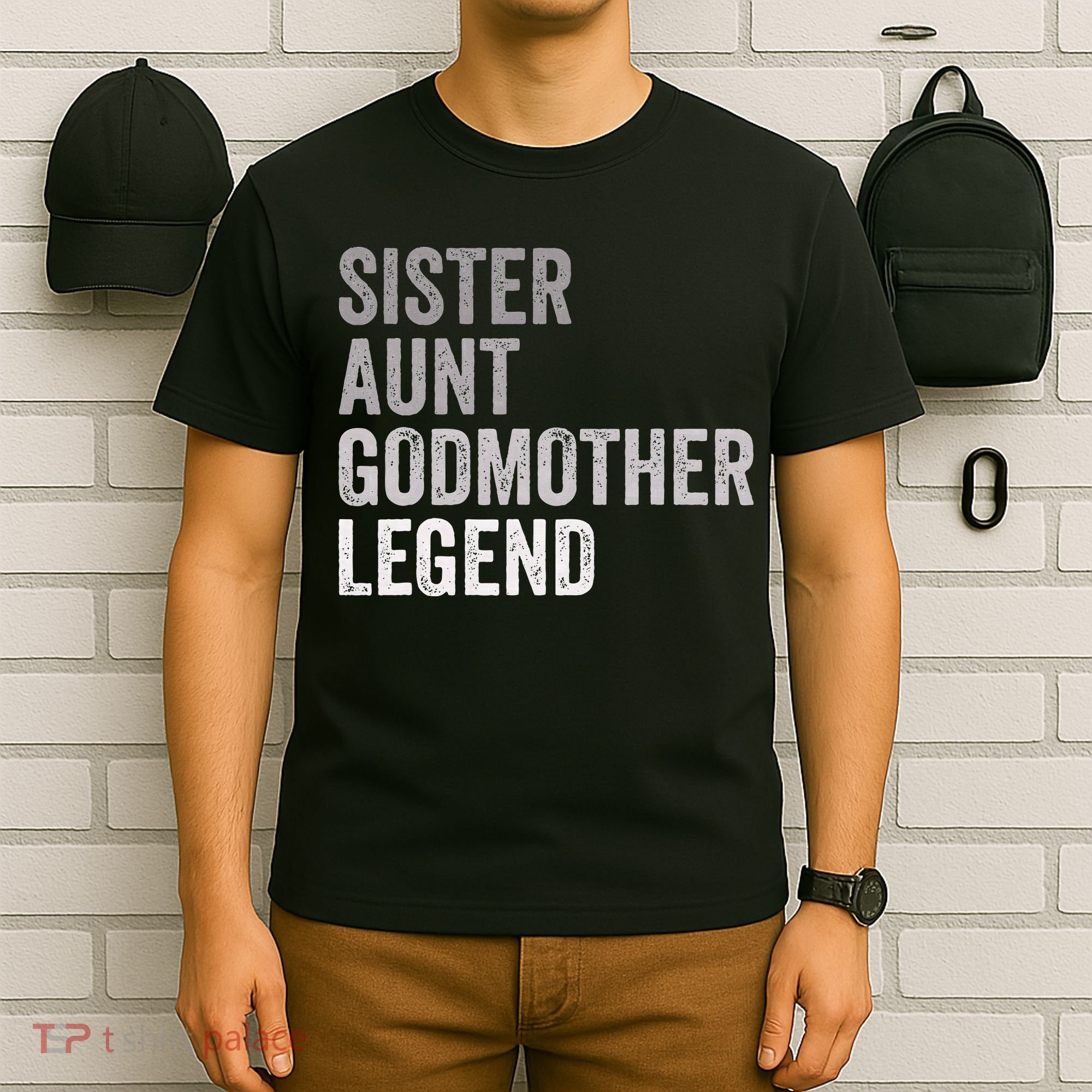Sister Aunt Godmother Legend Auntie Godparent Proposal T-Shirt
