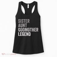 Sister Aunt Godmother Legend Auntie Godparent Proposal Women's Tank Top thumb 0
