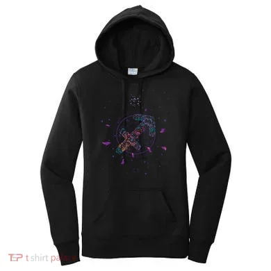 Sagittarius Floral Zodiac Women's Hoodie