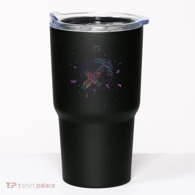 Sagittarius Floral Zodiac Tumbler