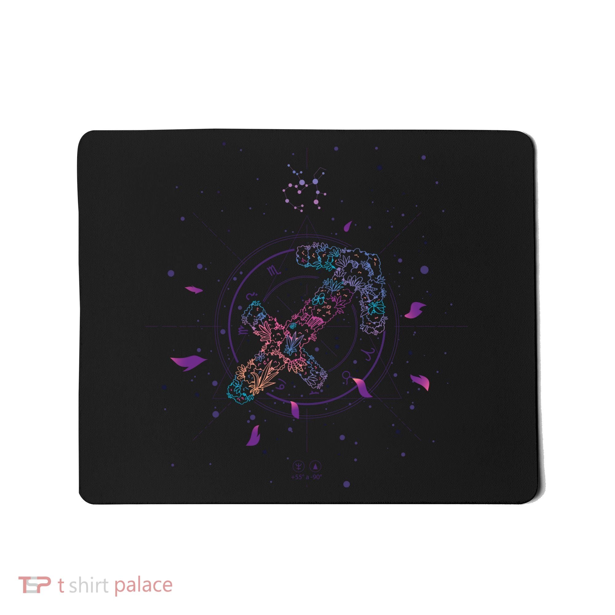 Sagittarius Floral Zodiac Mousepad