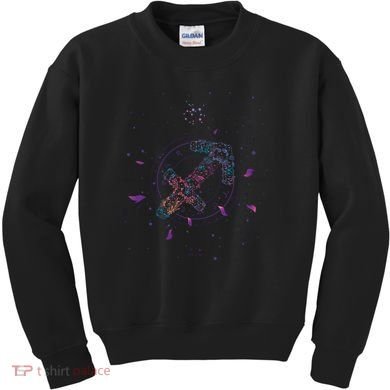 Sagittarius Floral Zodiac Kids Sweatshirt