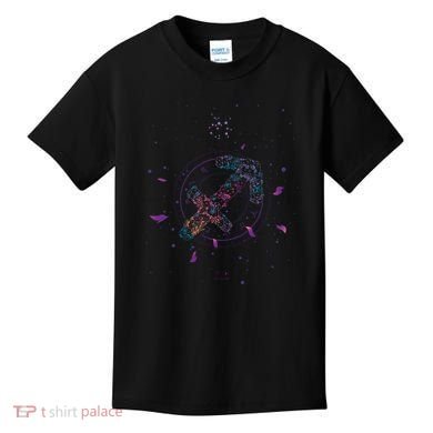 Sagittarius Floral Zodiac Kids T-Shirt