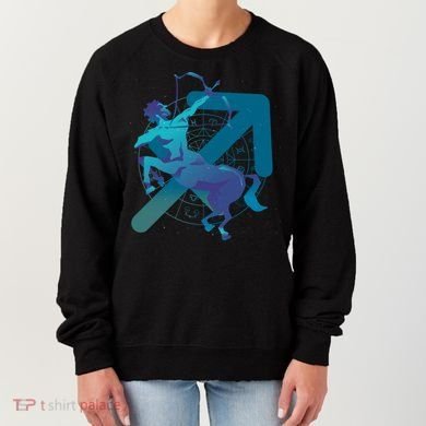 Sagittarius Zodiac Symbol Women's Sweatshirt