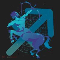 Sagittarius Zodiac Symbol Women's Sweatshirt thumb 2