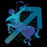 Sagittarius Zodiac Symbol Backpack thumb 2